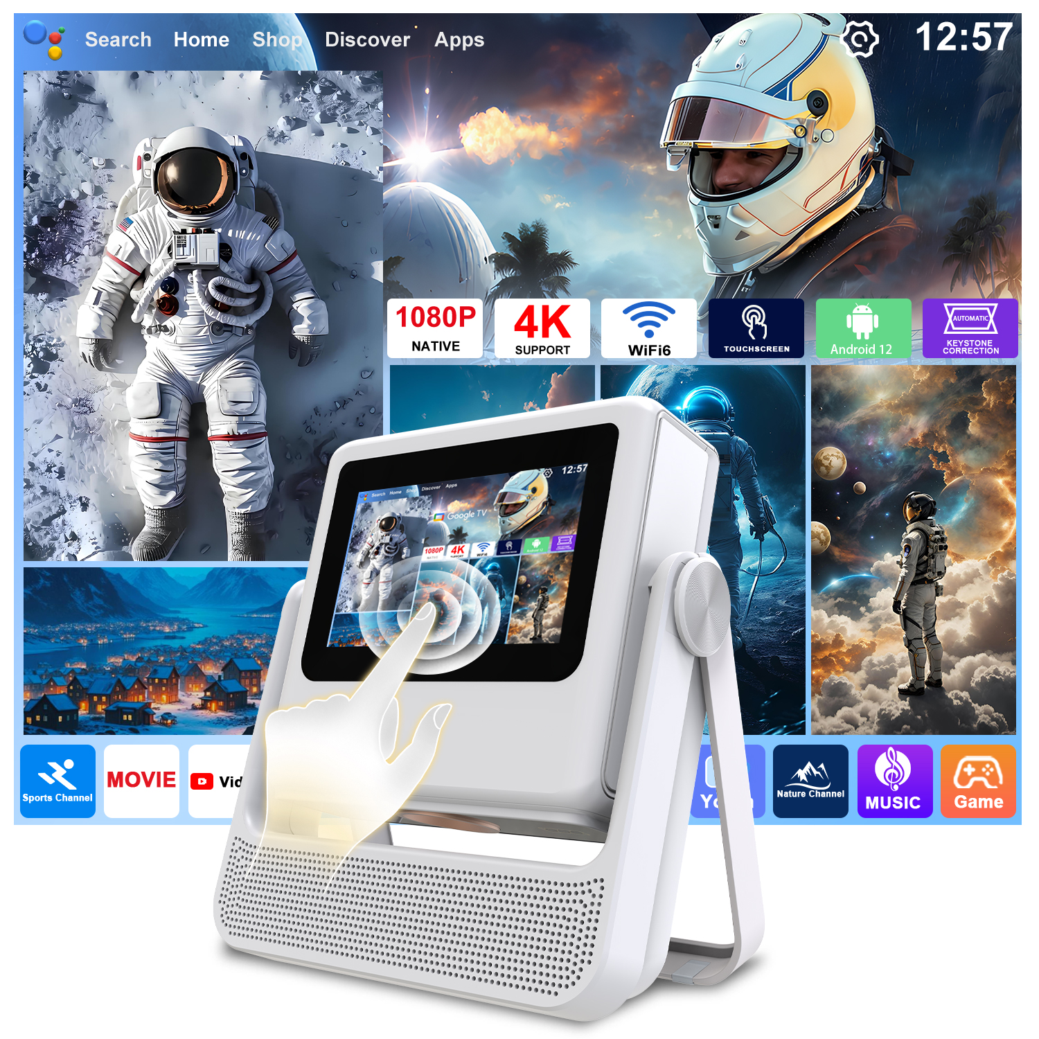 7 Inch Android 12 Projector 18 – Home Cinema Gifts Bewertung und Preis