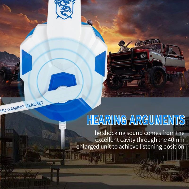 RGB LED Light Gaming Headsets  – Home Cinema Headphones Bewertung und Preis
