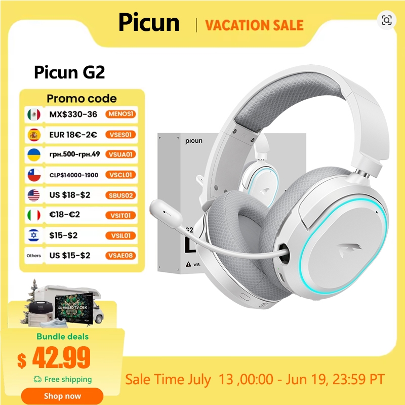 Picun G2 2.4GHz Bluetooth Wire – Home Cinema Headphones Bewertung und Preis