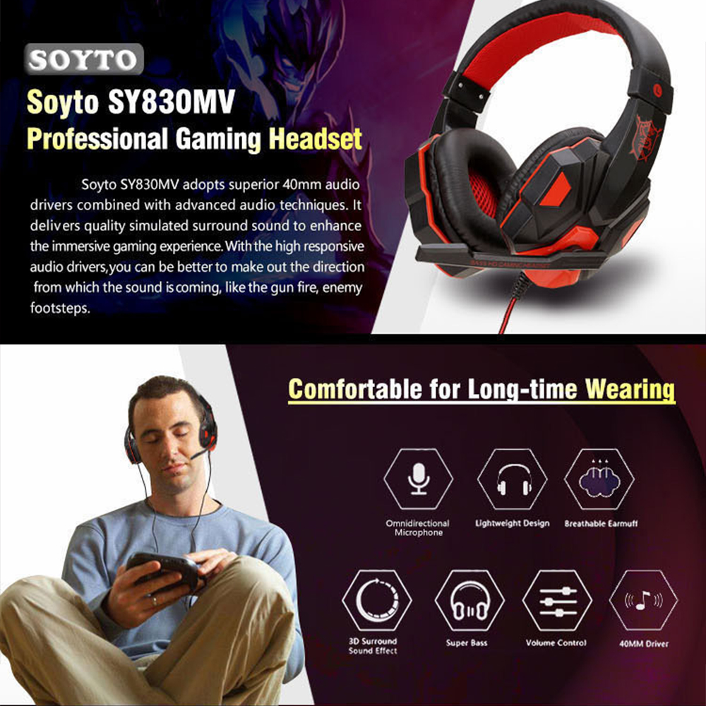 3.5mm Wired Gaming Headphones  – Home Cinema Headphones Bewertung und Preis