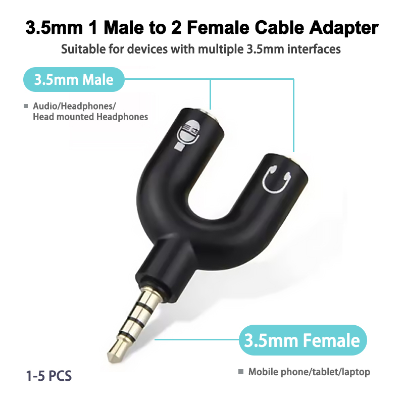 3.5mm headphone splitter micro – Home Cinema Headphones Bewertung und Preis