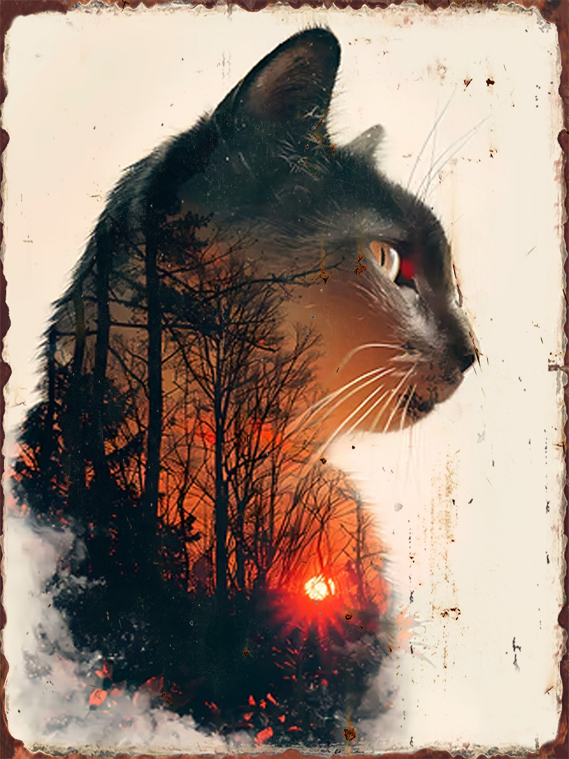 Cat Kingdom Retro Metal Poster – Home Cinema Gifts Bewertung und Preis