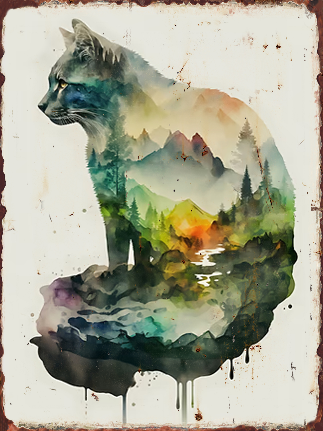Cat Kingdom Retro Metal Poster – Home Cinema Gifts Bewertung und Preis