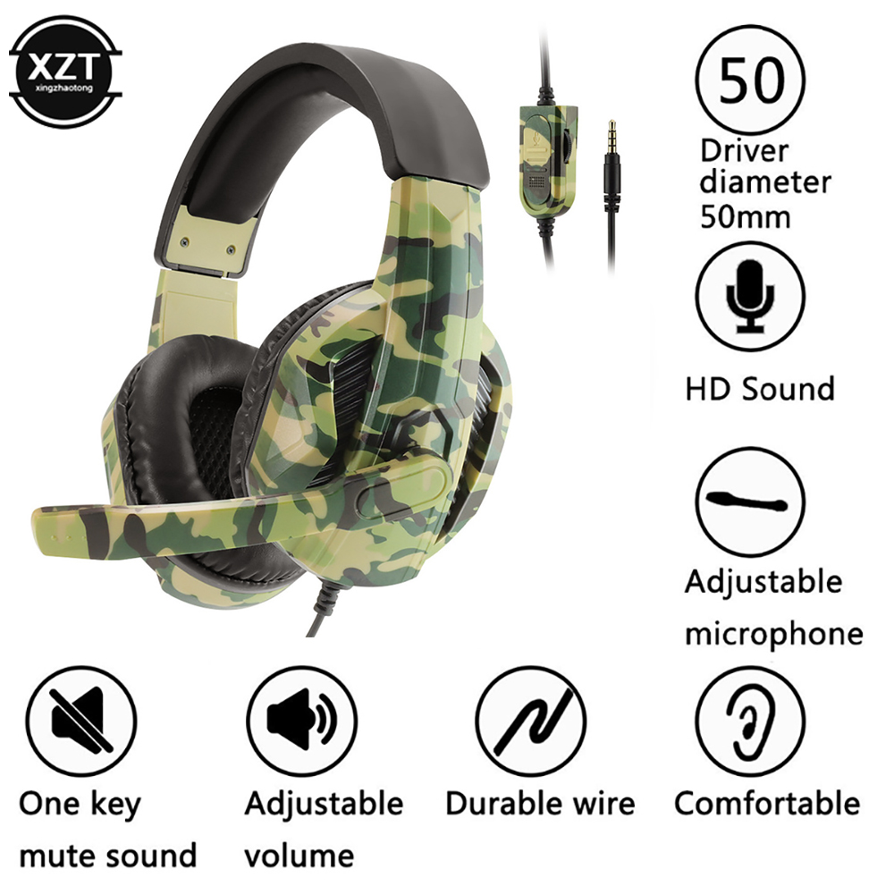 Camouflage Gaming Headset 3.5m – Home Cinema Headphones Bewertung und Preis
